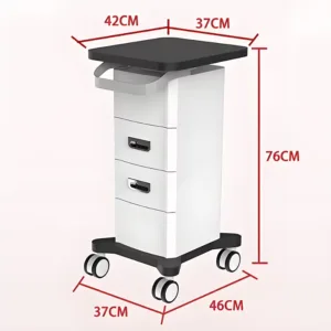 Beauty Laser Machine Trolley Cart with Drawers for MedSpa Using